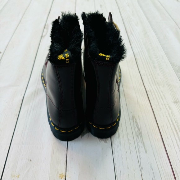 Dr Martens 1460 Serena Oxblood Blood Lace up Boots Size 9 - Picture 4 of 12